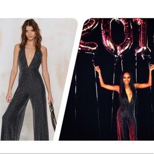 Sparkle Jumpsuit by Nasty Gal